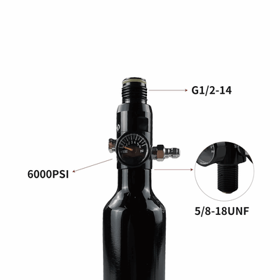 13ci (0.21L) Air Tank 3000psi 1100psi Output Air Tank Regulator - AirGun Tactical