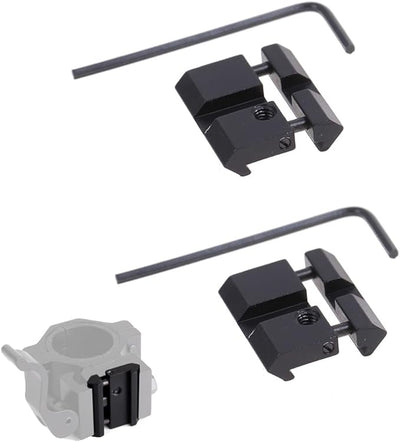 2pcs Mount Rail Adjustable Adapter 20mm Picatinny to 11mm - AirGun Tactical