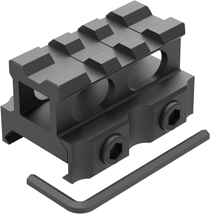 3 Slots Picatinny .83" Medium Riser Mount for Red Dots - AirGun Tactical