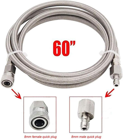 60 inch PCP 4500 Psi Long Fill Whip Hose - AirGun Tactical