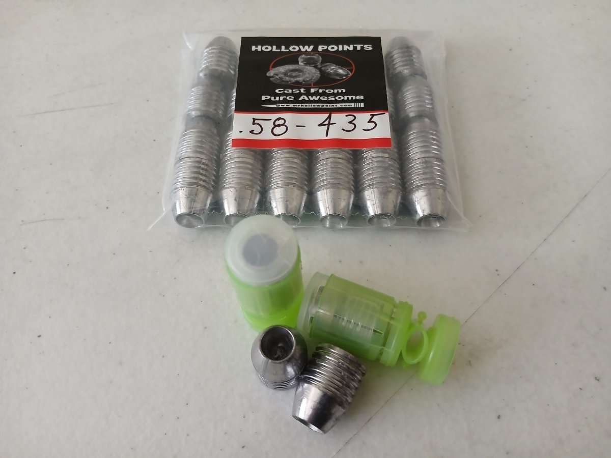 .72Cal 435Gr (25Ct) Mr. Hollowpoint Sabot Slugs - AirGun Tactical