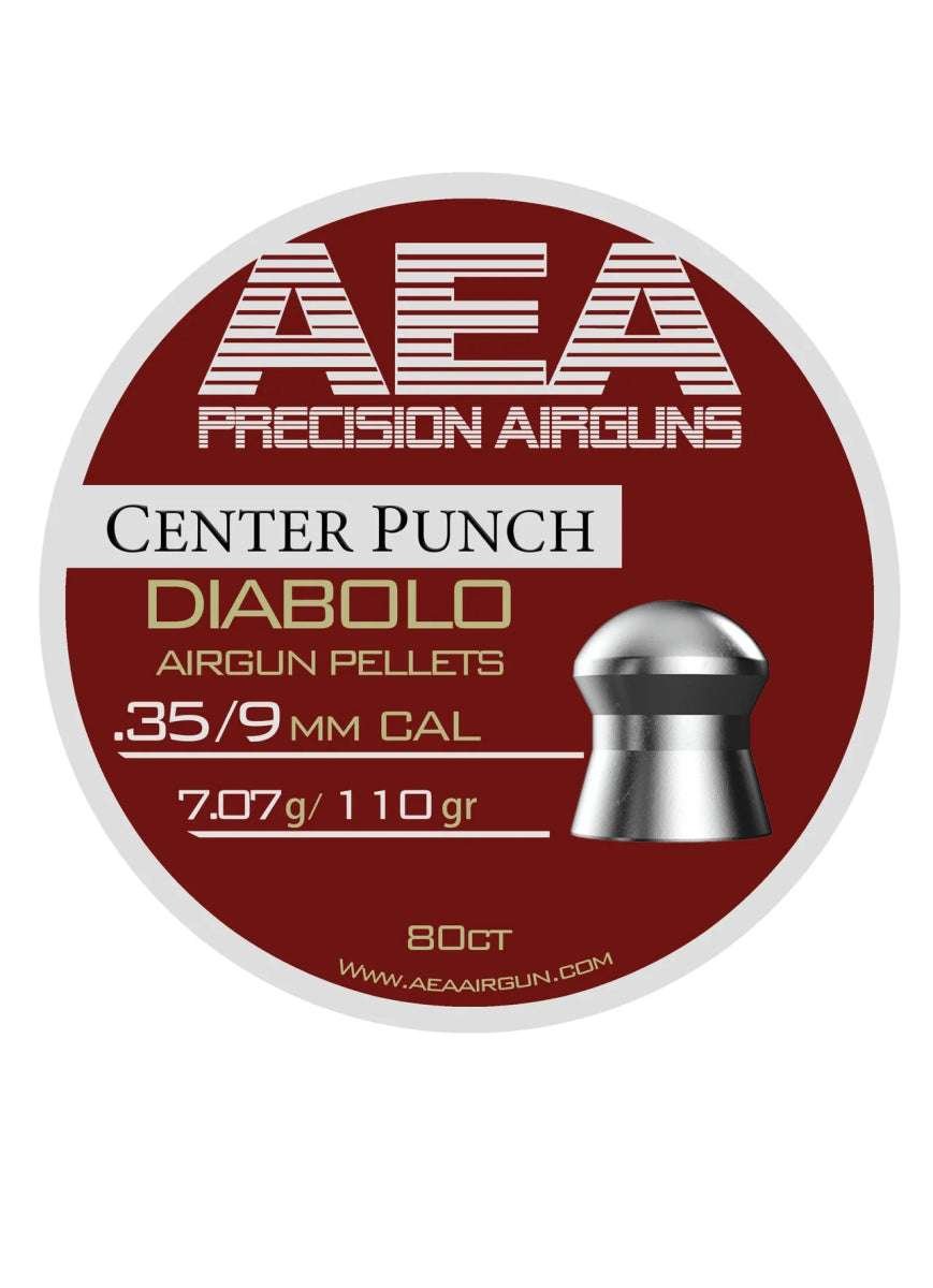 AEA Center Punch Pellets .35Cal 110Gr 80Ct - AirGun Tactical