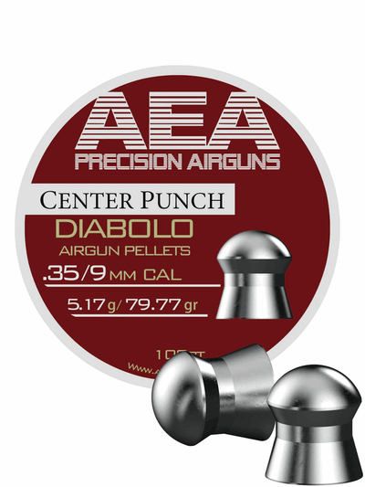 AEA Center Punch Pellets .35Cal 79.77Gr 100Ct - AirGun Tactical