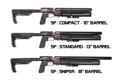 AEA SF Select Fire Semi-Auto Air Rifle .22-.30 Cal (Sniper) - AirGun Tactical