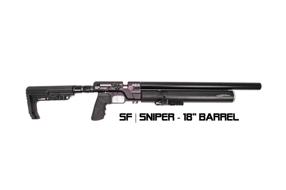 AEA SF Select Fire Semi-Auto Air Rifle .22-.30 Cal (Sniper) - AirGun Tactical