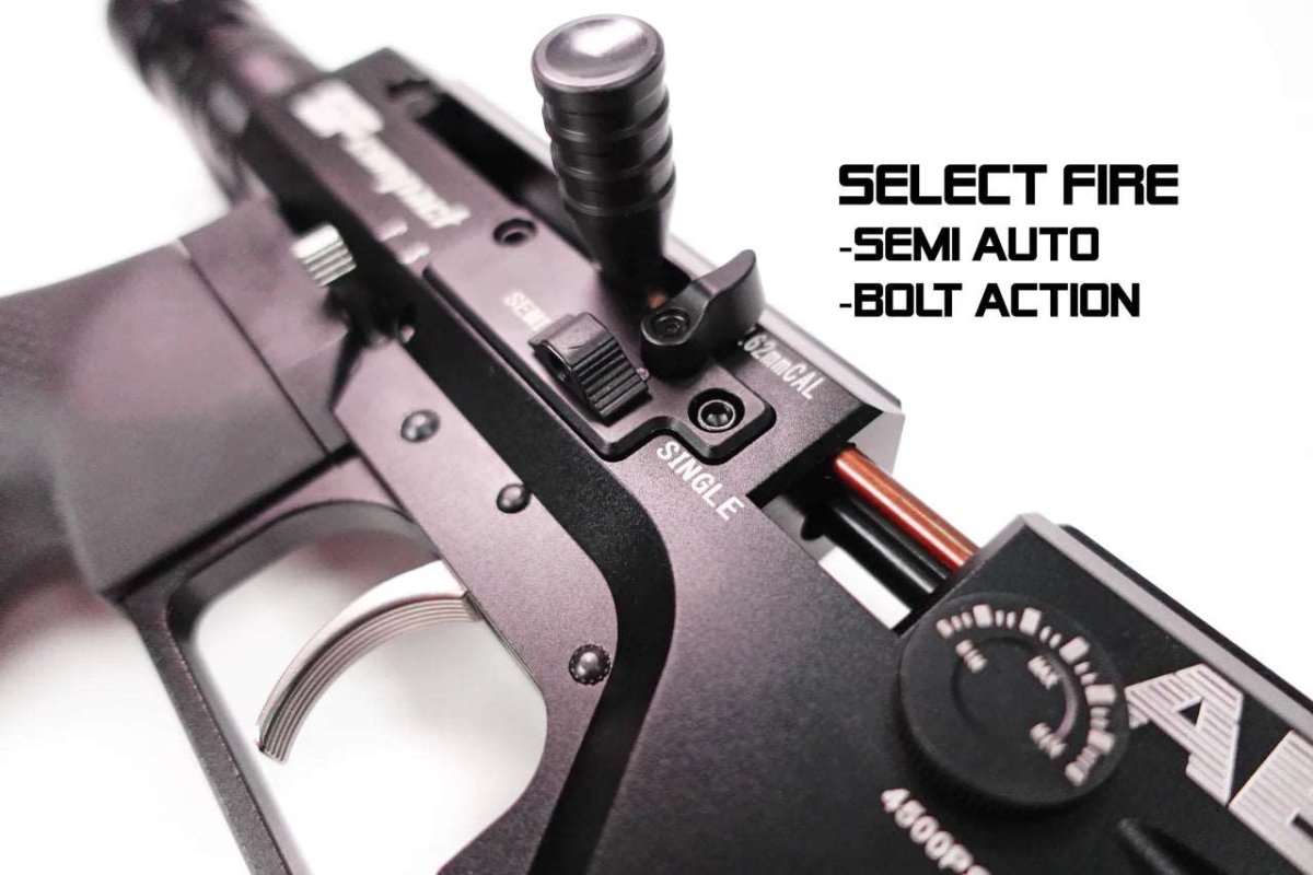 AEA SF Select Fire Semi-Auto Air Rifle .22-.30 Cal (Sniper) - AirGun Tactical