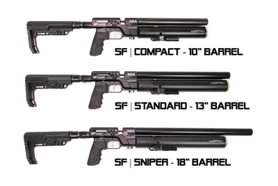 AEA SF Select Fire Semi-Auto Air Rifle .22-.30 Cal (Standard) - AirGun Tactical