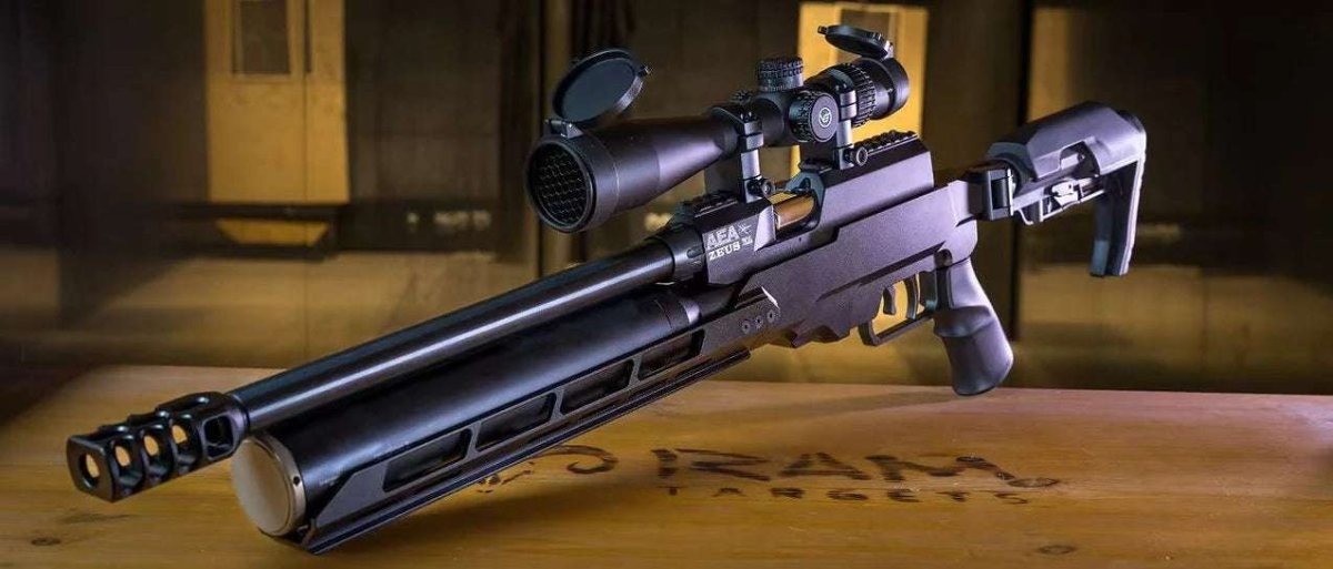 Tatical Air Rifle ZEUS Tactical Big Bore Air Rifle | .58 & .72 CAL PCP Side Lever | AEA ...