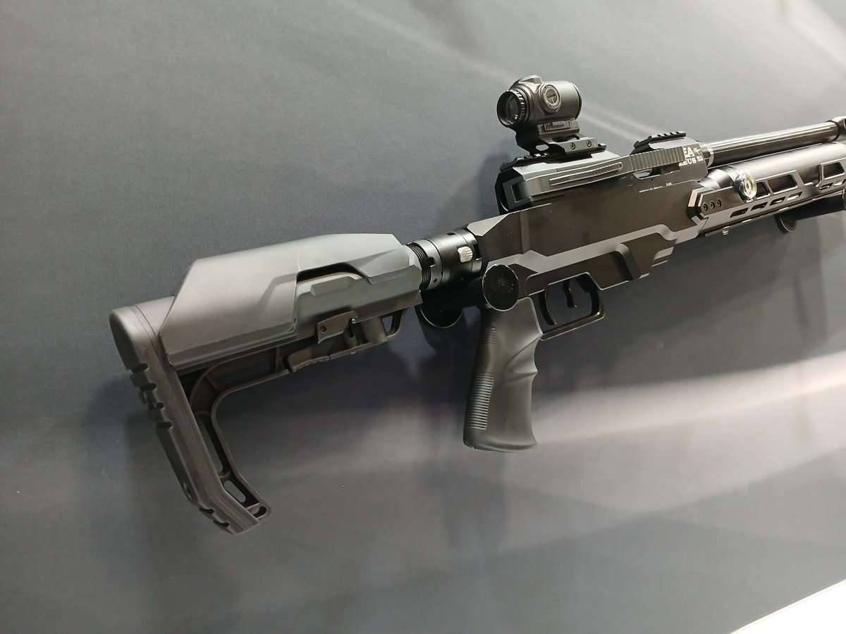 Tatical Air Rifle ZEUS Tactical Big Bore Air Rifle | .58 & .72 CAL PCP Side Lever | AEA ...