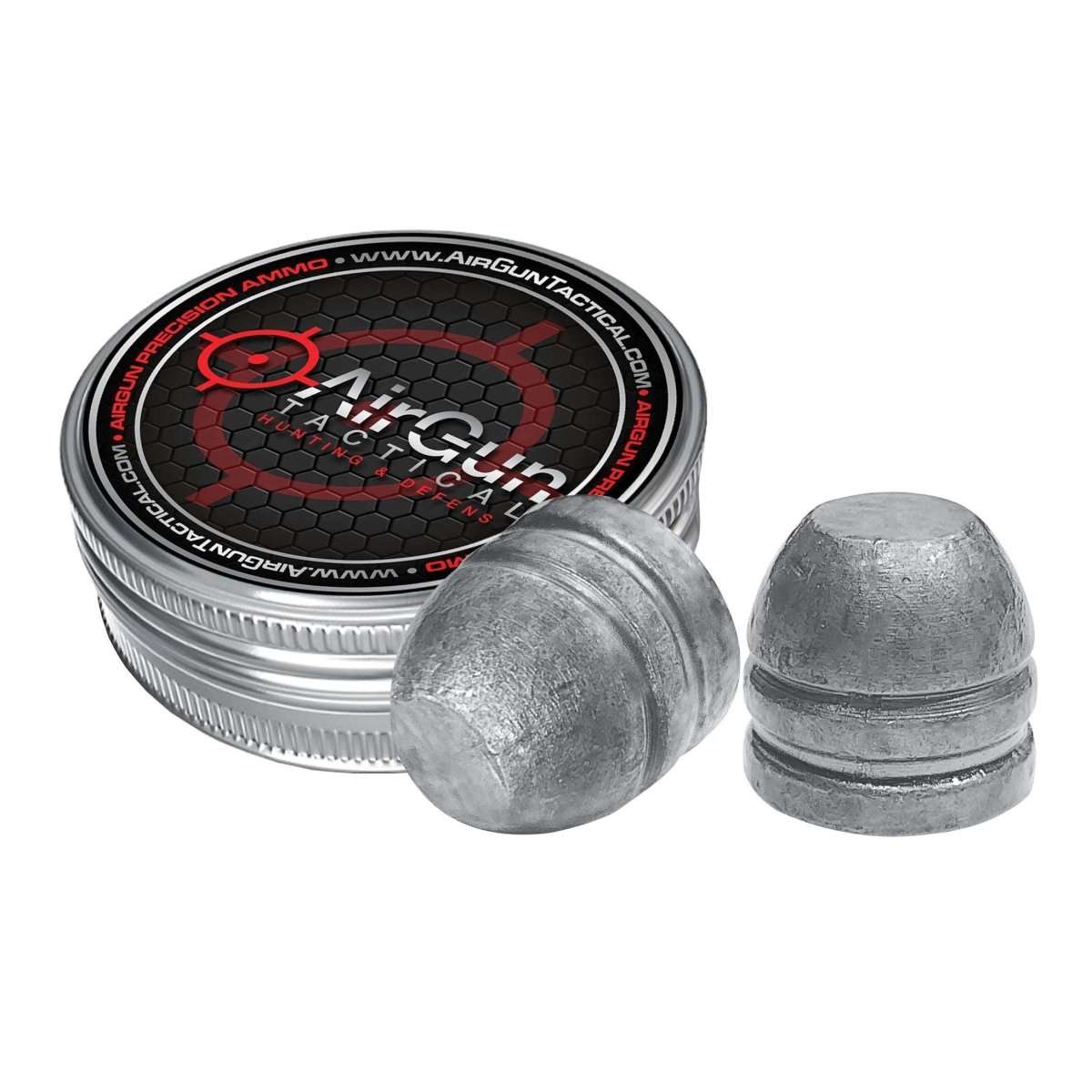 AGT .45 Cal 165 Gr. Flat Point Powder Coated (BinTac Certified Slugs ...