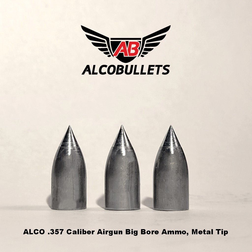ALCO Big Bore Ammo Metal Tip | .357 Cal - AirGun Tactical