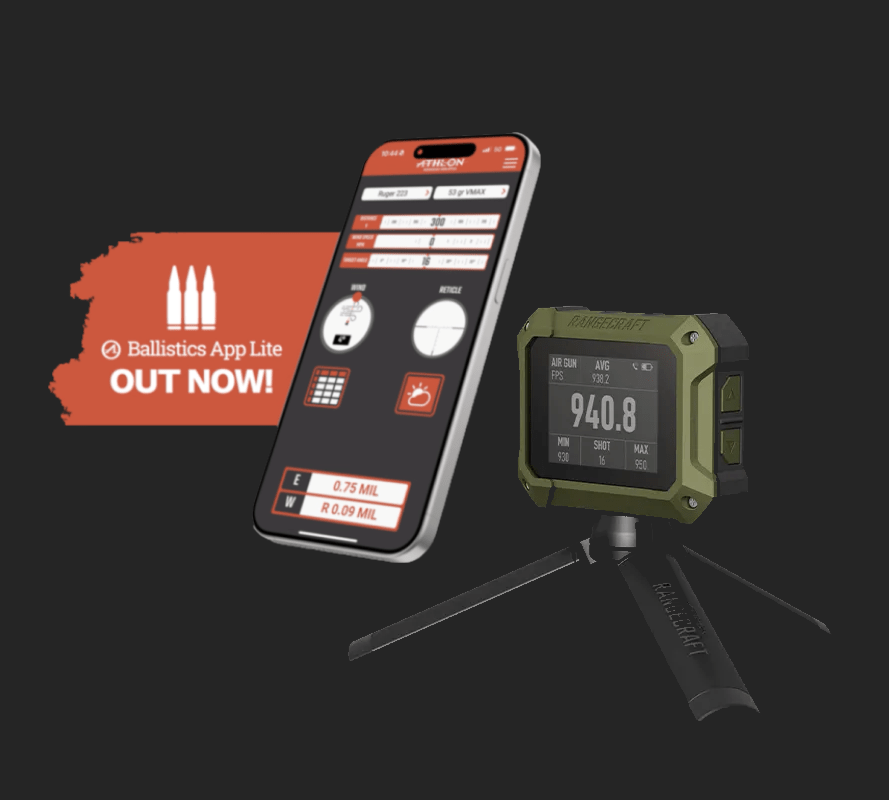 Athlon Rangecraft Velocity PRO Radar Chronograph - AirGun Tactical