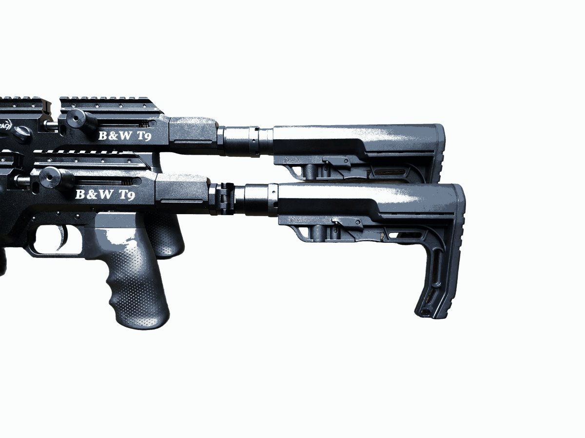 BinTac T9 Adapter / Rear Stock - AirGun Tactical