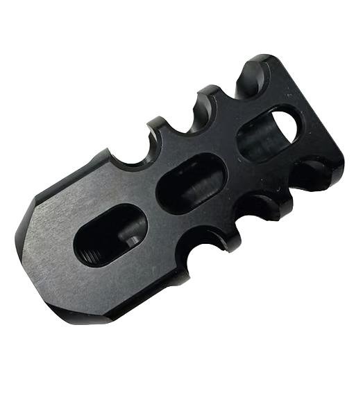 Black CNC Aluminum Muzzle Brake / .58 and .72 cal - AirGun Tactical