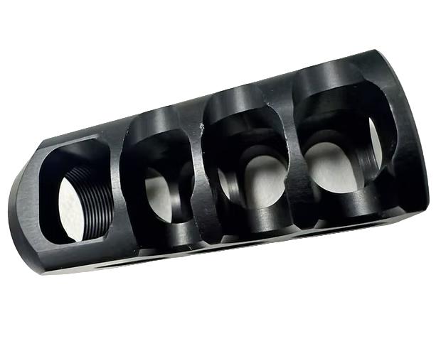 Black CNC Aluminum Muzzle Brake / .58 and .72 cal - AirGun Tactical