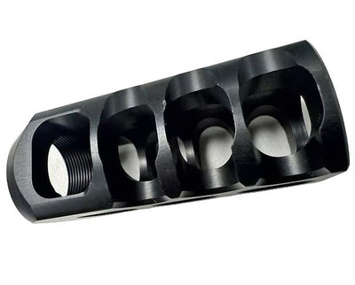 Black CNC Aluminum Muzzle Brake / .58 and .72 cal - AirGun Tactical