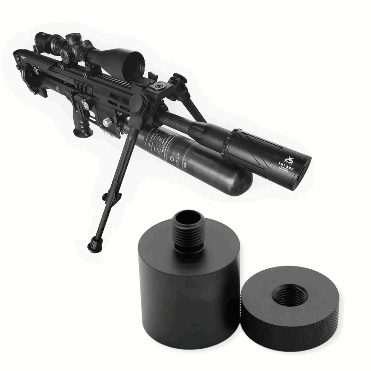 DONNYFL - AIRGUN SUPPRESSOR / MODERATOR ADAPTERS - AirGun Tactical