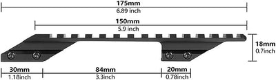 Dovetail to Picatinny Rail Adapter 11mm Dovetail Rail Riser Adapter - AirGun Tactical