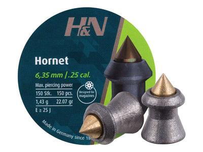 H&N Hornet Pellets, .177 - .25 Cal - AirGun Tactical