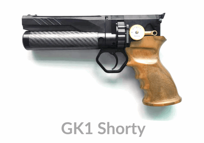 Huben GK1 MINI / GK1 Shorty PCP Pistol with Suppressor Adapter - AirGun Tactical