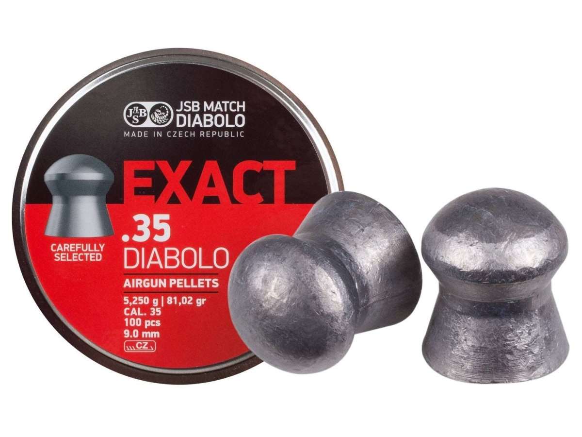 JSB MATCH DIABOLO - EXACT - .22 Cal, .25 Cal, .30 Cal, & .35 Cal - AirGun Tactical