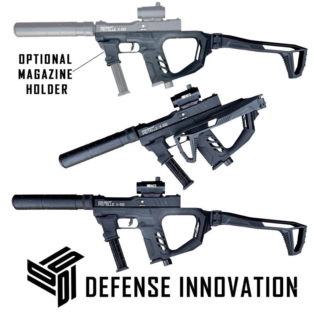 PDW Pistelle X-68 Max Power Defense Pistol Package 50+ Joules! (Full Kit) - AirGun Tactical
