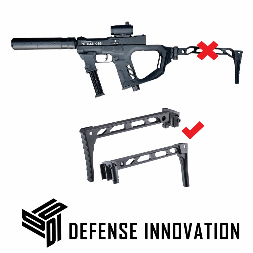 PDW Pistelle X-68 Max Power Defense Pistol Package 50+ Joules! (Full Kit) - AirGun Tactical