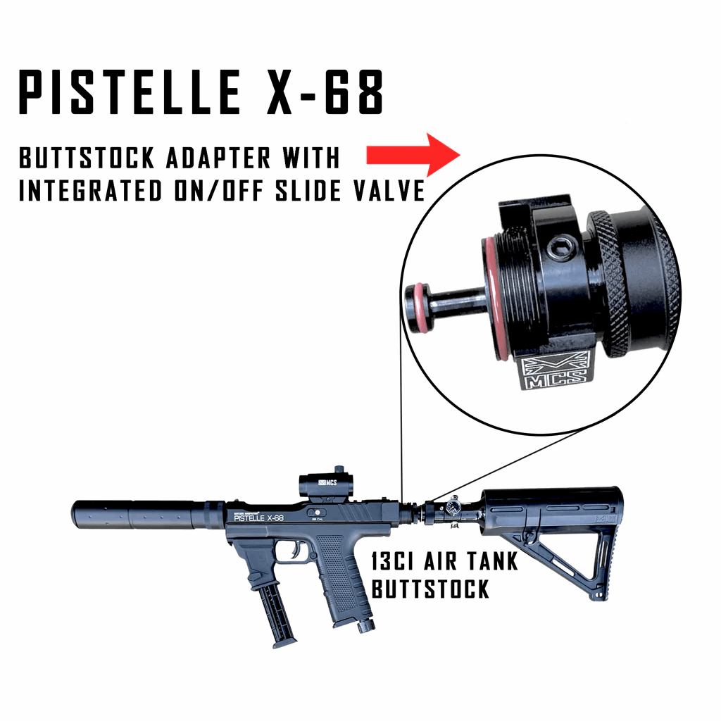 Pistelle X-68 On/Off Slide Valve Adapter – AirGun Tactical