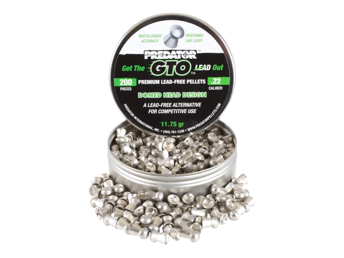 PREDATOR - GTO LEAD FREE PELLETS .22-.25 Cal - AirGun Tactical