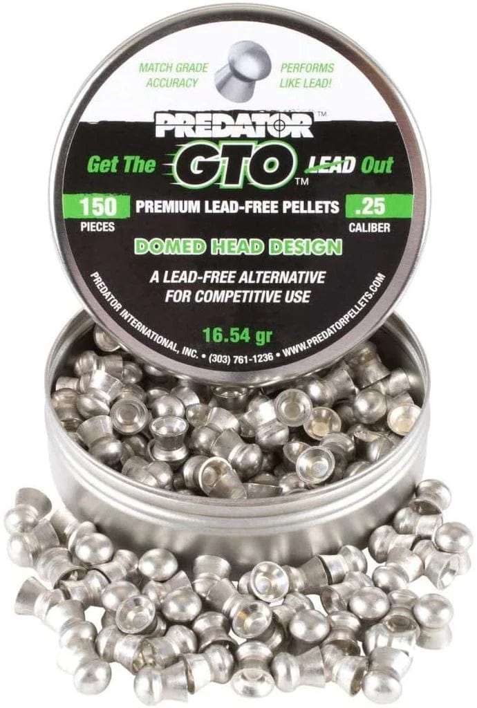 PREDATOR - GTO LEAD FREE PELLETS .22-.25 Cal - AirGun Tactical