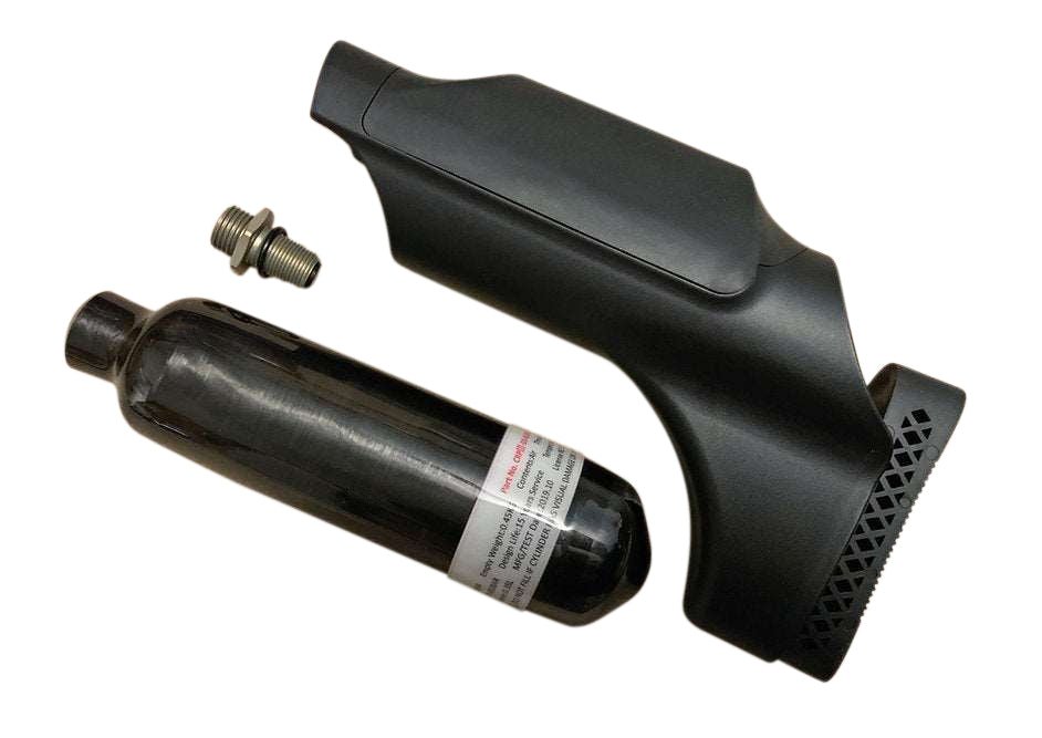 Rear Air Tank with Cheek Rest and Valve for BinTac S45 and AEA Terminator 357 (9MM) - AirGun Tactical