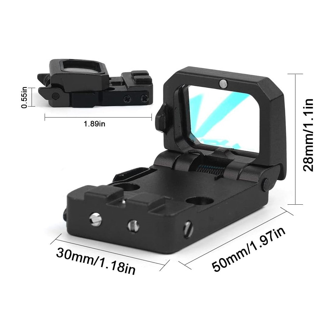 Don't Miss Your Shot with a Red Dot RMR Compact Flip Up Reflex Sight ...