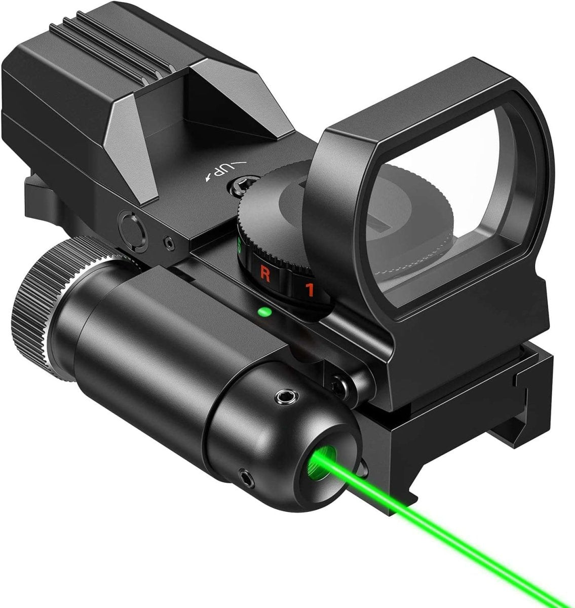 Reflex Sight 1X22X33 Red Dot Laser Reticle Red/Green Combo 20mm Rail - AirGun Tactical