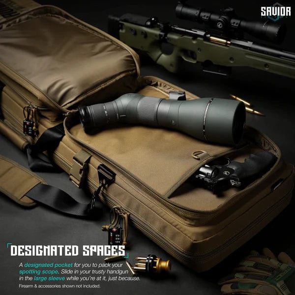 Gamo PADDED RIFLE & SCOPE CASE Airgun Gun Bag With Shoulder Sling Slip...