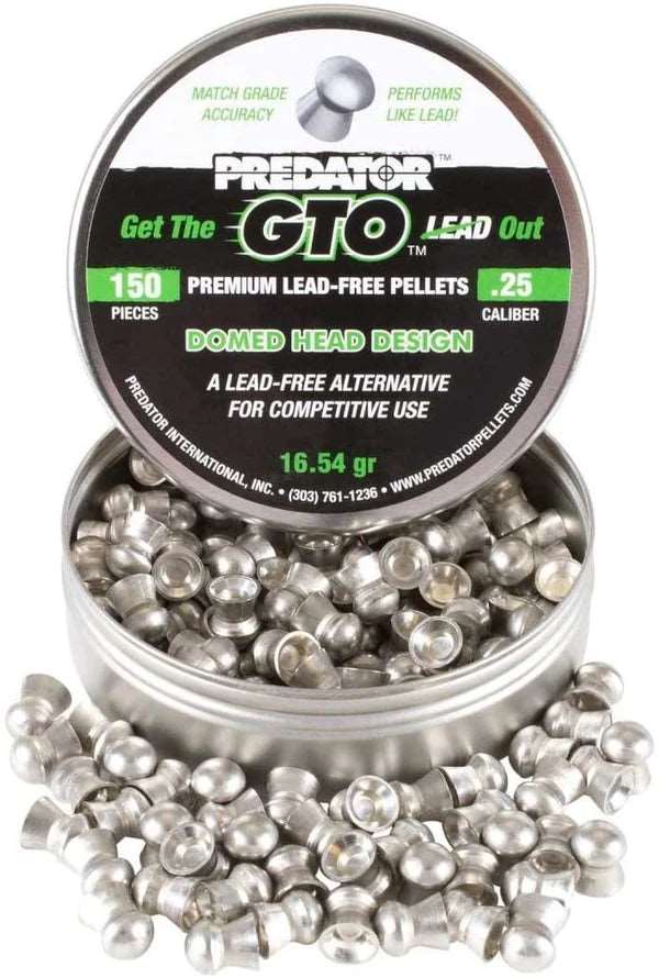 **SPECIAL 4-PACK** PREDATOR GTO LEAD FREE PELLETS .22-.25 Cal - AirGun Tactical