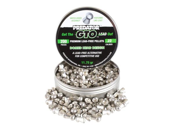 **SPECIAL 4-PACK** PREDATOR GTO LEAD FREE PELLETS .22-.25 Cal - AirGun Tactical