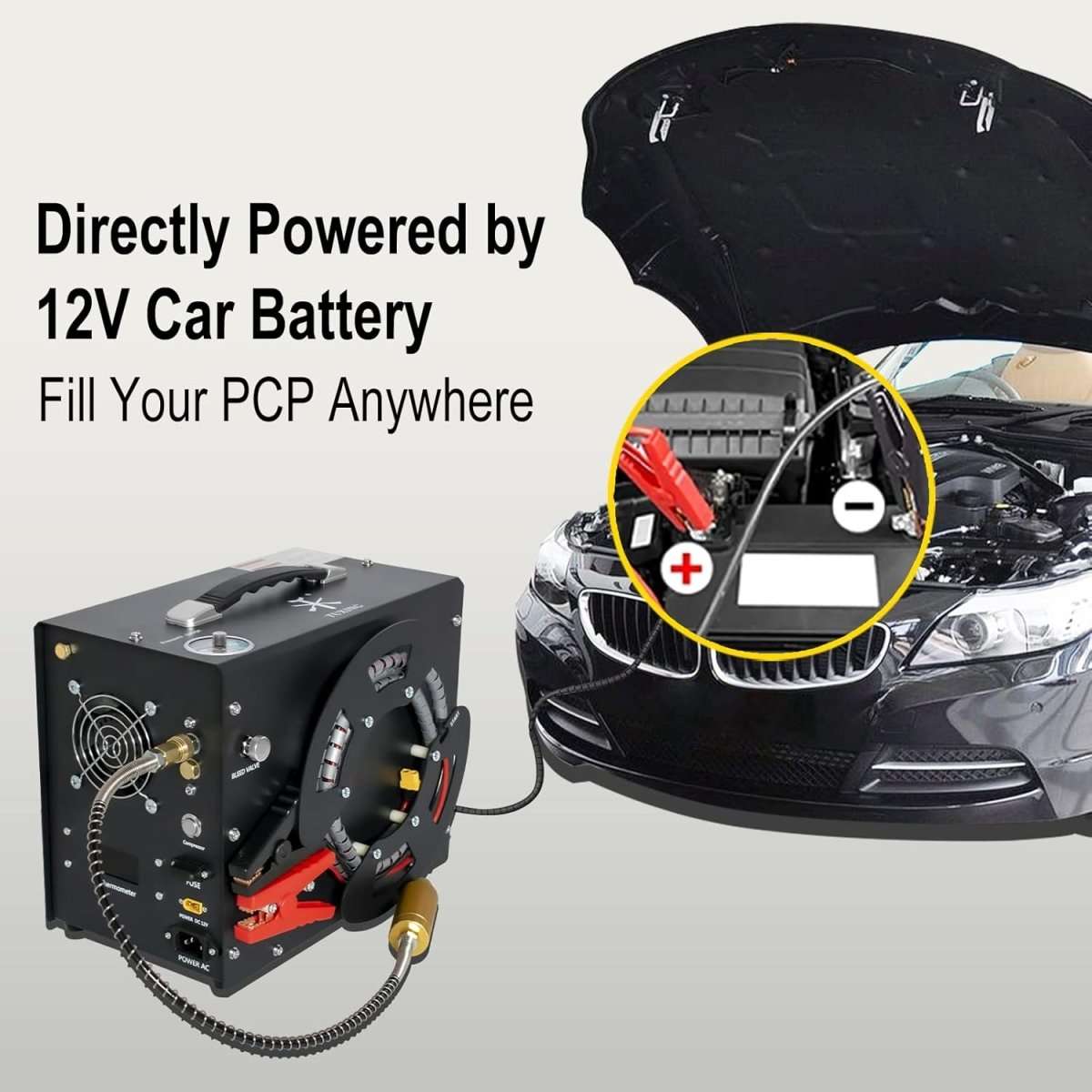 TUXING PCP Air Compressor TXET062-2 4500Psi/300Bar - AirGun Tactical