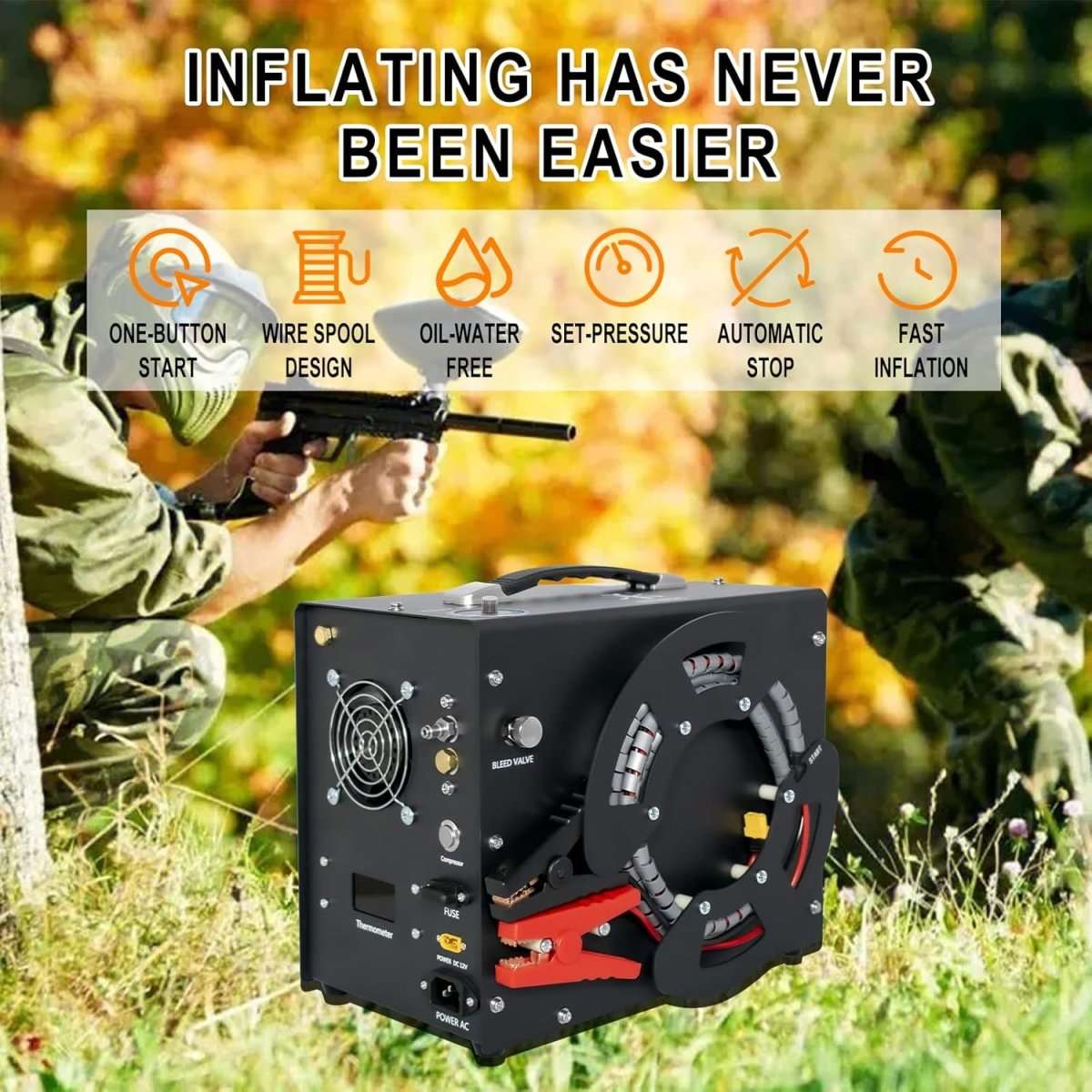TUXING PCP Air Compressor TXET062-2 4500Psi/300Bar - AirGun Tactical