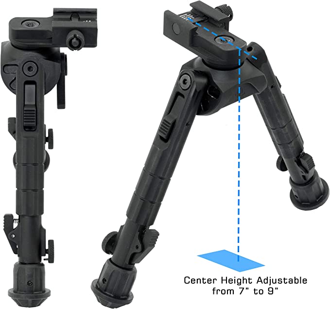 UTG Recon 360 TL Bipod, 7"-9" - AirGun Tactical