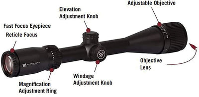 VORTEX CROSSFIRE II CF2-31033 SCOPE 6-18x44 AO SFP - AirGun Tactical